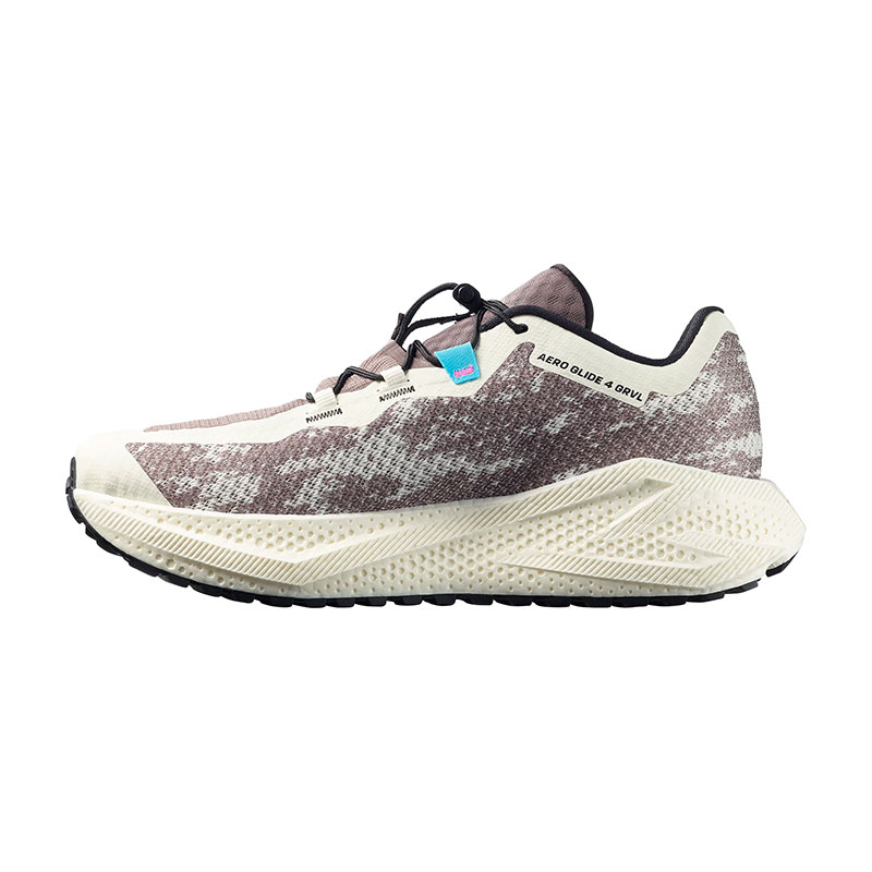 SALOMON - UOMO - AERO GLIDE 4 GRVL Vanilla Ice/Blak/Iron - immagine 3