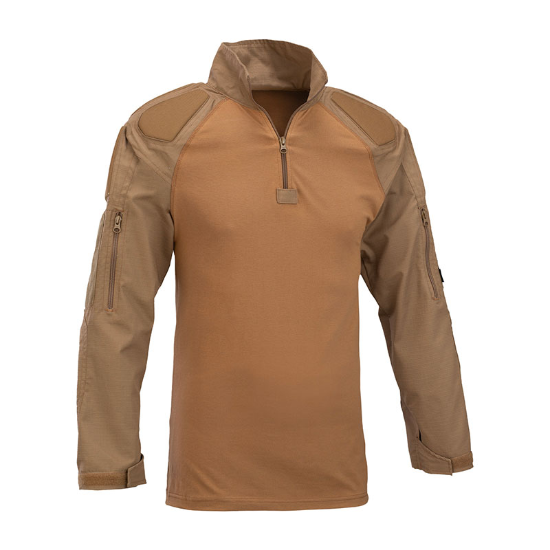 DEFCON 5 - COMBAT SHIRT CON PROTEZIONI NELLE BRACCIA Coyote Tan