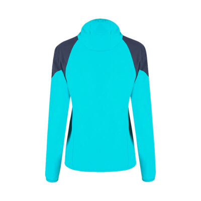 Alternative view of GIACCA - DONNA - MONTURA - RISE HOODED JACKET WOMAN Turquoise/Graphite Blue