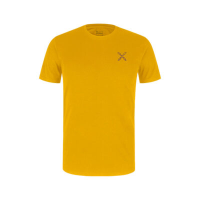 T-SHIRT - MONTURA - PENCIL LOGO Mustard