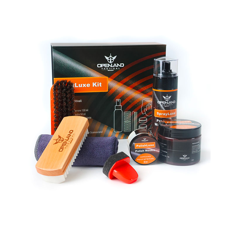 OPENLAND TACTICAL NERG - BOOTLUXE KIT DI PULIZIA