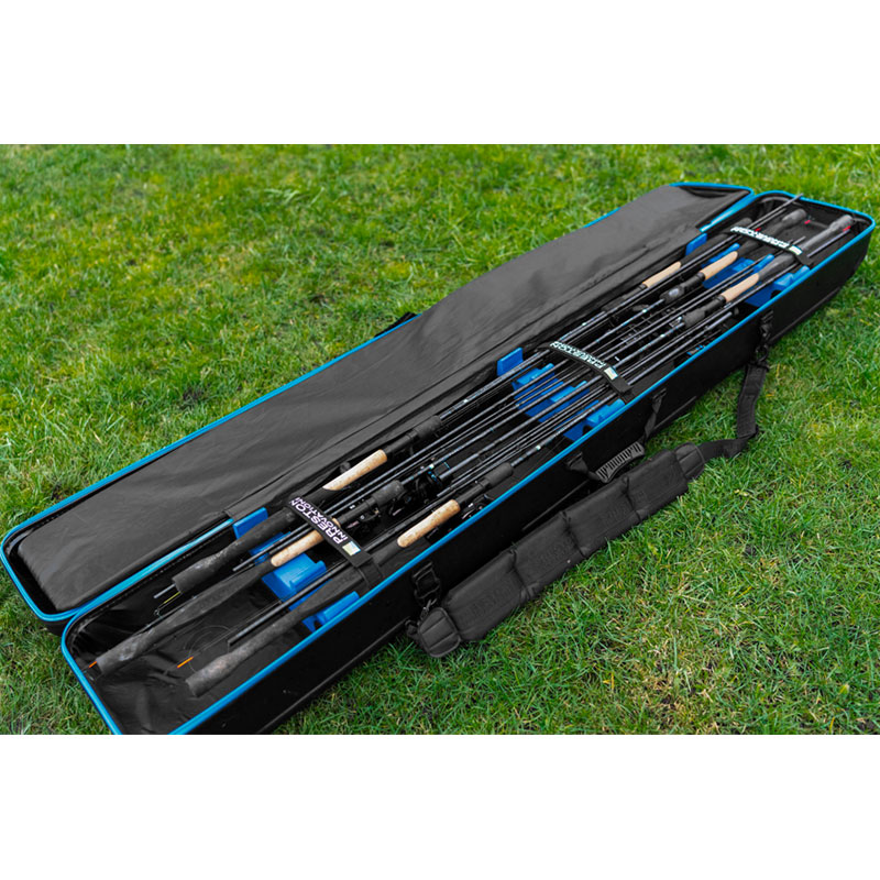Fasce Protettive Preston Supera X Rod In Neoprene – Set Da 2 Con Tasca Per Cestello Alimentazione