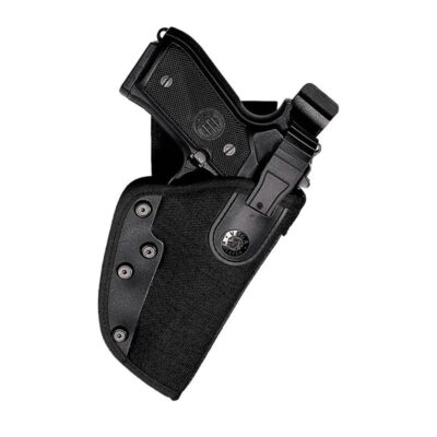 VEGA HOLSTER - FONDINA IN CORDURA DA CINTURA | SGANCIO RAPIDO "VEGA STOP SNAP" | PER LARGE AUTO,  BERETTA 92/98, M9A1, TANFOGLIO FORCE, TAURUS PT92/99