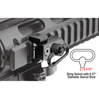 UTG - KEYMOD TO PICATINNY QD SLING SWIVEL ADAPTOR | ATTACCO BRETELLA - immagine 4