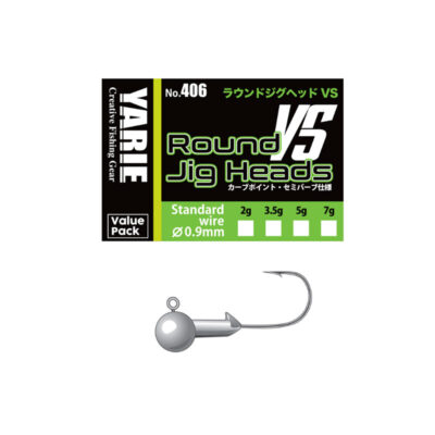 YARIE - 406 ROUND JIGHEAD VS STANDARD WIRE | 10pz