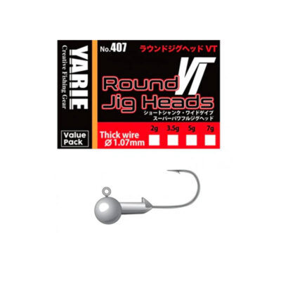 YARIE - 407 ROUND JIGHEAD VT THICK WIRE | 10pz