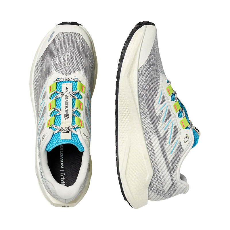 SALOMON - UOMO - AERO BLAZE 3 GRVL Vanilla Ice / Ojos Del Salar / Black - immagine 2