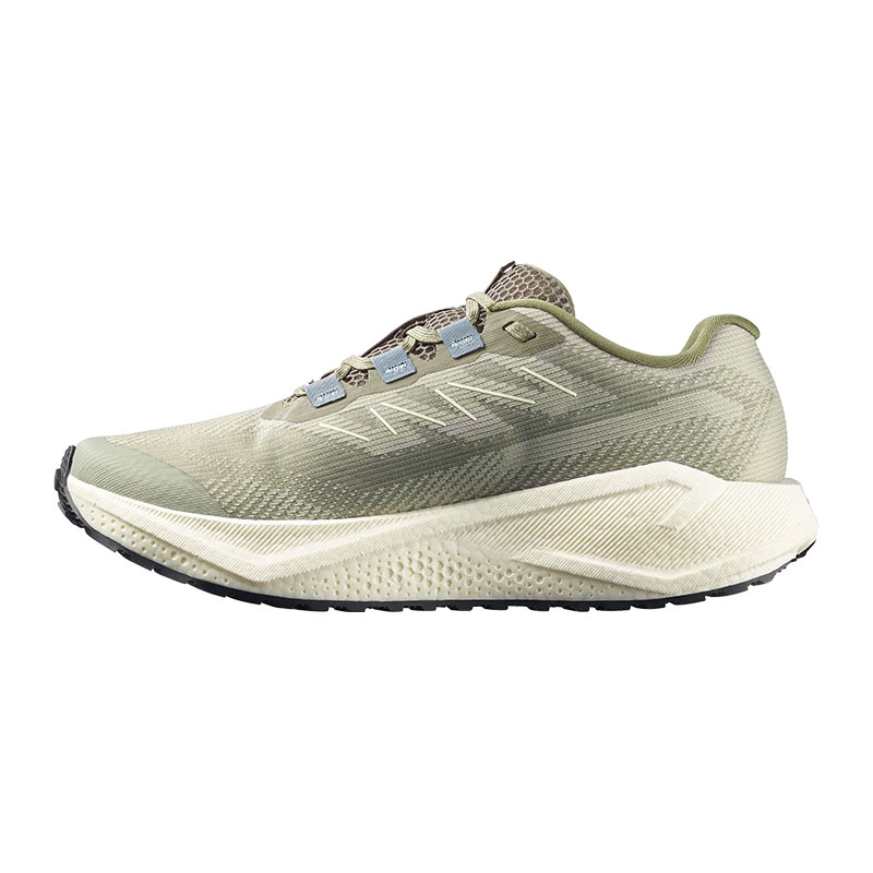 SALOMON - UOMO - AERO BLAZE 3 GRVL Tea / Vanilla Ice / Deep Lichen Green - immagine 3