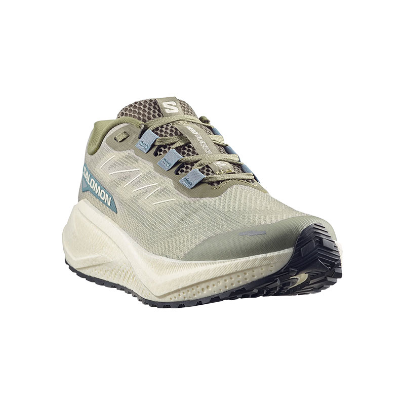 SALOMON - UOMO - AERO BLAZE 3 GRVL Tea / Vanilla Ice / Deep Lichen Green - immagine 5