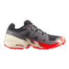 SALOMON - UOMO - SPEEDCROSS 6 Black / Fiery Red / Almond Milk