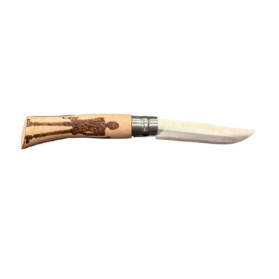 Alternative view of COLTELLO - OPINEL - N.7 INOX REALIZZATO A MANO CON LUPIN III