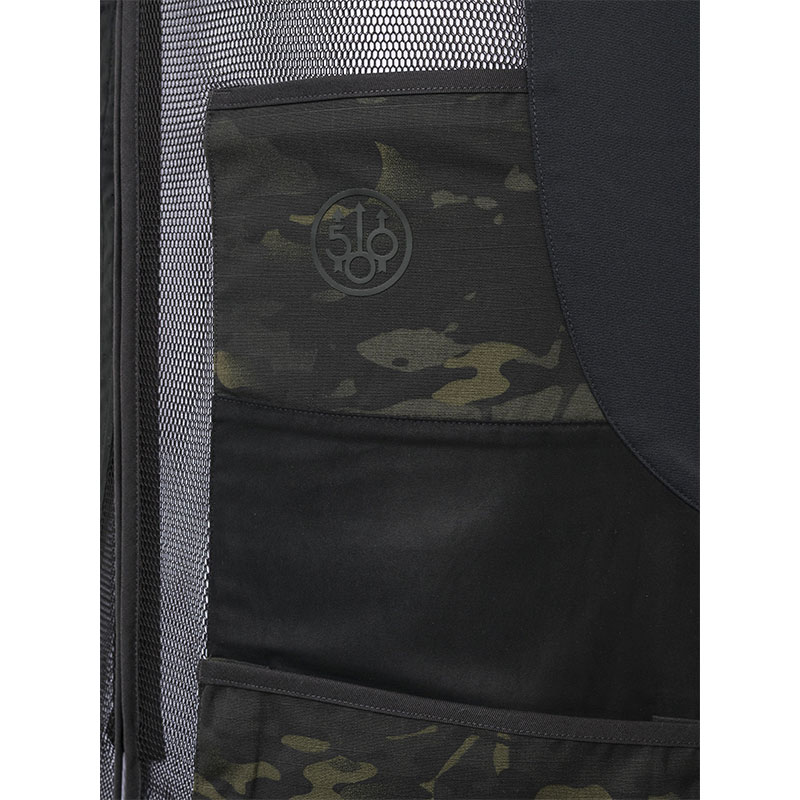 GILET DA TIRO - BERETTA - 500 YEARS LOGO CELEBRATIVO CAMO | EDIZIONE LIMITATA | Multicam Black - immagine 3