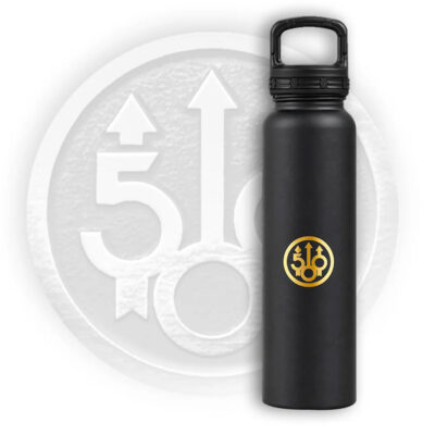 BERETTA - BORRACCIA 500 YEARS CON LOGO CELEBRATIVO | 710ml 24oz | LIMITED EDITION | Black