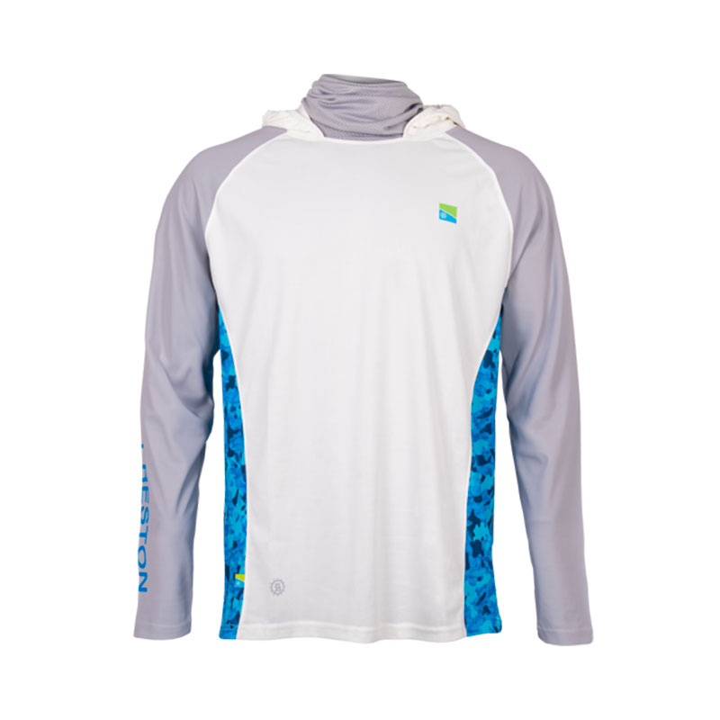 T-SHIRT - PRESTON - PERFORMANCE HOODED SUN SHIRT UPF-40