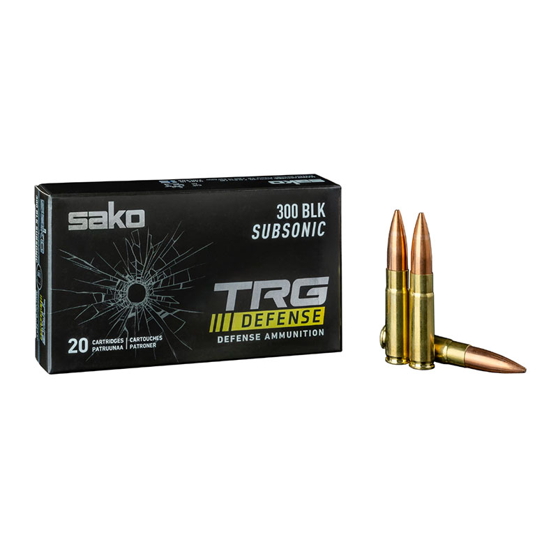 SAKO - TRG DEFENSE | 300 AAC BLACKOUT SUBSONIC | 14,3g / 220gr. | Open Tip Match