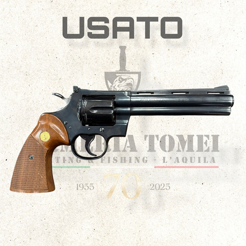 USATO - REVOLVER - COLT MOD. PYTHON BLUE 6" cal. 357 Mag. - immagine 2