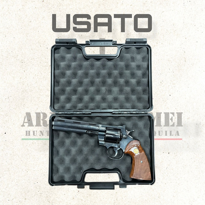 USATO - REVOLVER - COLT MOD. PYTHON BLUE 6" cal. 357 Mag. - immagine 4