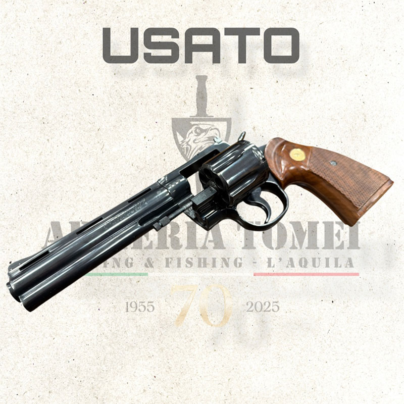USATO - REVOLVER - COLT MOD. PYTHON BLUE 6" cal. 357 Mag. - immagine 3