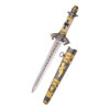 PUGNALE CAVALIERE MEDIEVALE 36,5cm