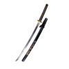 KATANA DRAGO DORATO FUNCIONAL | LAMA 103,5cm ACCIAIO AL CARBONIO 1045