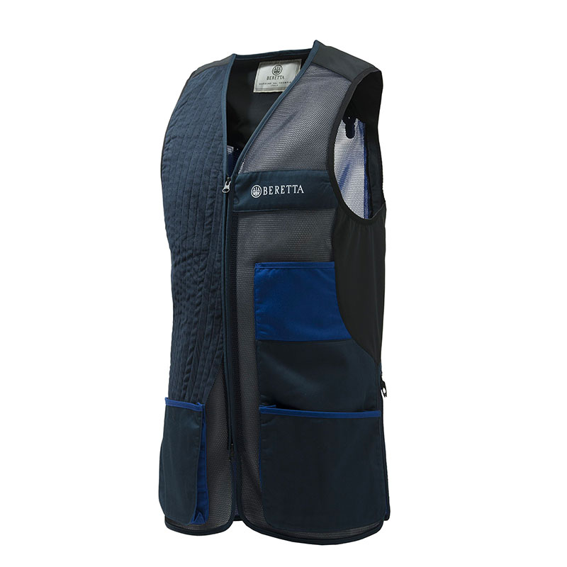 GILET DA TIRO - BERETTA - UNIFORM PRO 20.20 Blue Total Eclipse & Blue Royal