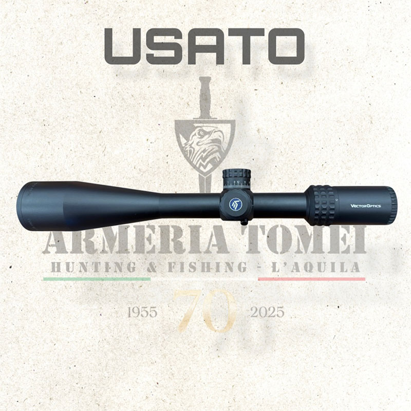 USATO - OTTICA - VECTOR OPTICS - SENTINEL-X PRO 10-40×50 30mm Tube | 1/8 MOA | Zero-Stop