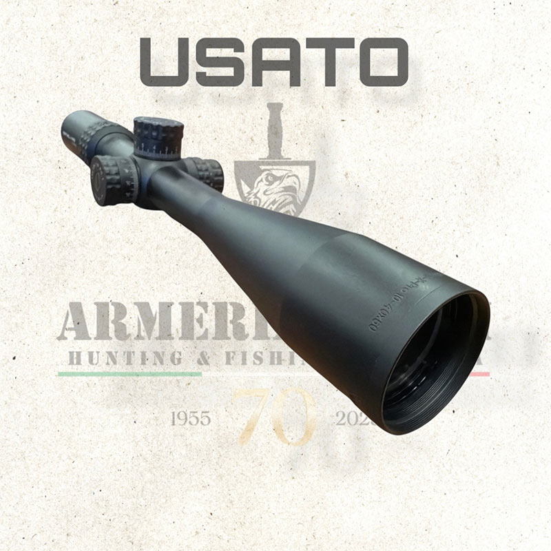 USATO - OTTICA - VECTOR OPTICS - SENTINEL-X PRO 10-40×50 30mm Tube | 1/8 MOA | Zero-Stop - immagine 4