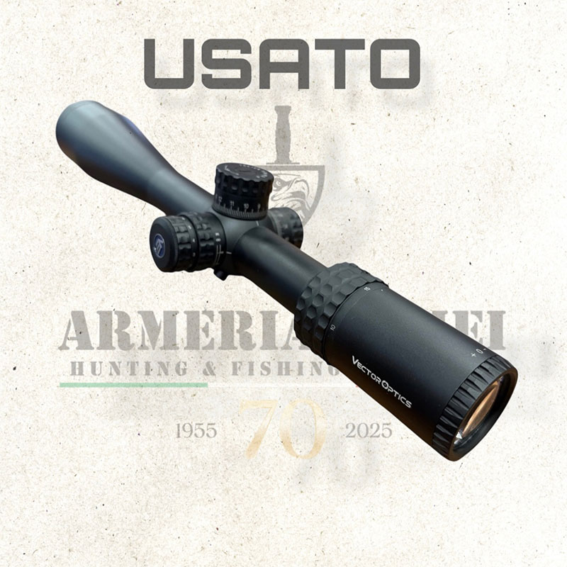 USATO - OTTICA - VECTOR OPTICS - SENTINEL-X PRO 10-40×50 30mm Tube | 1/8 MOA | Zero-Stop - immagine 5
