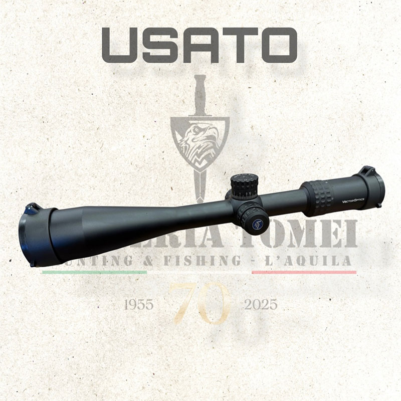 USATO - OTTICA - VECTOR OPTICS - SENTINEL-X PRO 10-40×50 30mm Tube | 1/8 MOA | Zero-Stop - immagine 6