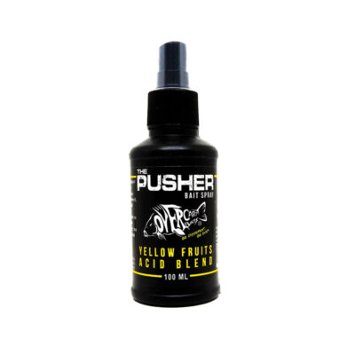 OVER CARP BAITS - THE PUSHER BAIT SPRAY | YELLOW FRUITS ACID BLEND | 100ml