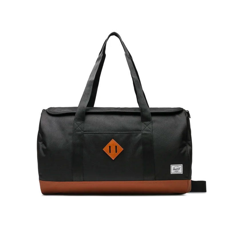BORSONE - HERSCHEL - HERITAGE DUFFLE | 40L | Black/Saddle Brown