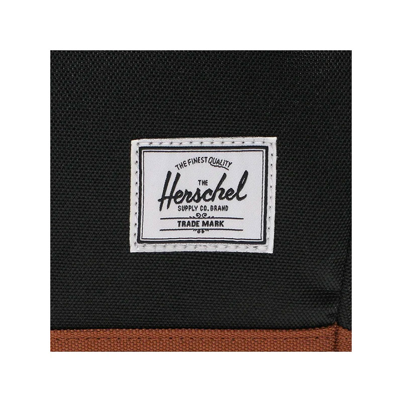BORSONE - HERSCHEL - HERITAGE DUFFLE | 40L | Black/Saddle Brown - immagine 4