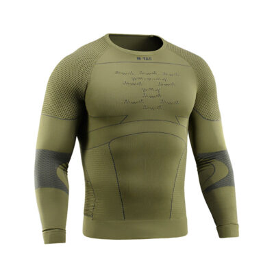 M-TAC - COMPRESSION THERMAL SHIRT | Ranger Green / Dark Grey - immagine 3