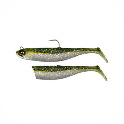 SAVAGE GEAR - SAVAGE MINNOW 10cm 20g | Sinking | Green Silver | 2+1