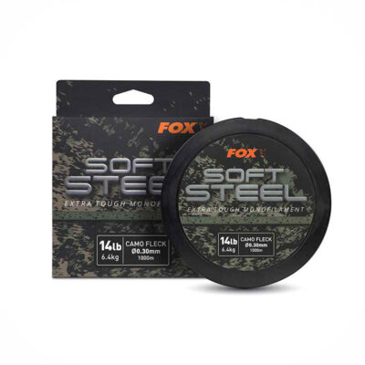 Alternative view of FOX - SOFT STEEL EXTRA TOUGH MONOFILAMENT 14lb 6.4kg CAMO FLECK Ø0.30mm 1000m