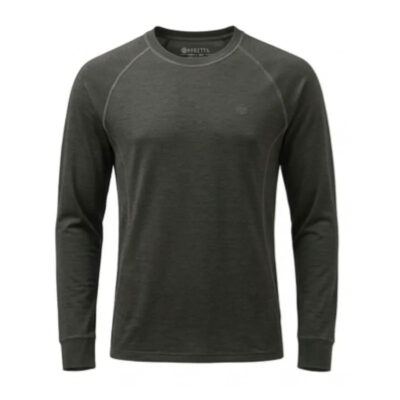BERETTA - ELITE PRO MERINO | LONG SLEEVE CREW NECK Green Moss