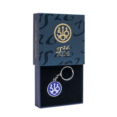 BERETTA - PORTACHIAVI 500 YEARS KEY HOLDER | Blue & Silver - immagine 3