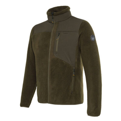 GIACCA - BERETTA - HALIFAX SHERPA FLEECE JACKET Green Moss