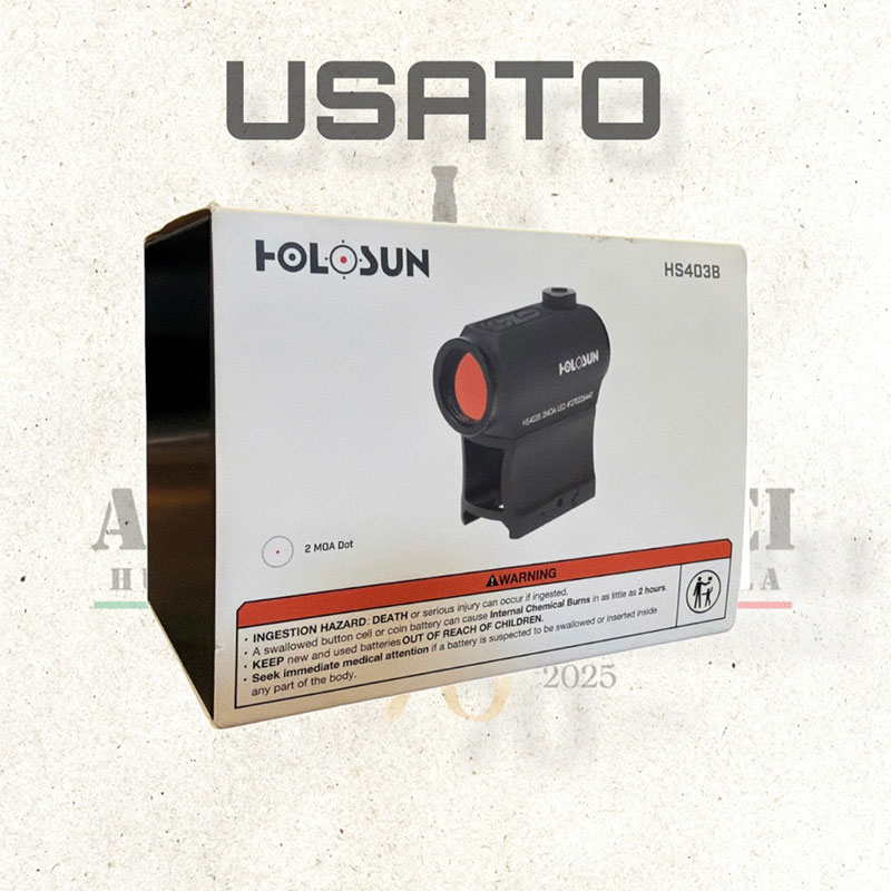 USATO - RED DOT - HOLOSUN - HS403B 2MOA - immagine 5