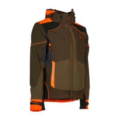 GIACCA - UNIVERS - CACCIA K2 SOFTSHELL U-TEX Verde/Arancio - immagine 4