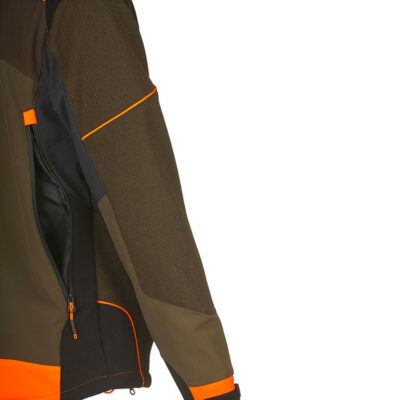 GIACCA - UNIVERS - CACCIA K2 SOFTSHELL U-TEX Verde/Arancio - immagine 6