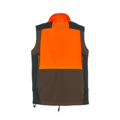 Alternative view of GILET - UNIVERS - CACCIA CORTINA U-TEX Verde/Arancio