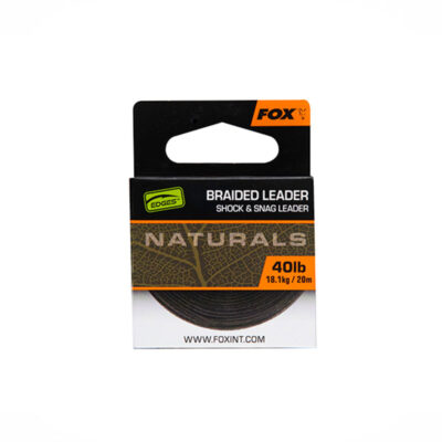 FOX - EDGES NATURALS | BRAIDED LEADER SHOCK & SNAG LEADER
