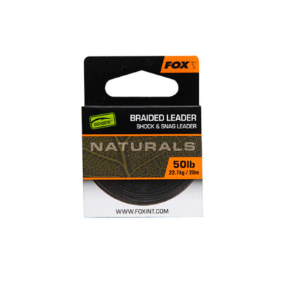 FOX - EDGES NATURALS | BRAIDED LEADER SHOCK & SNAG LEADER - immagine 3