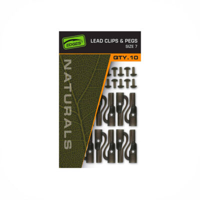 FOX - EDGES NATURALS | LEAD CLIPS & PEGS SIZE 7 (10PZ)