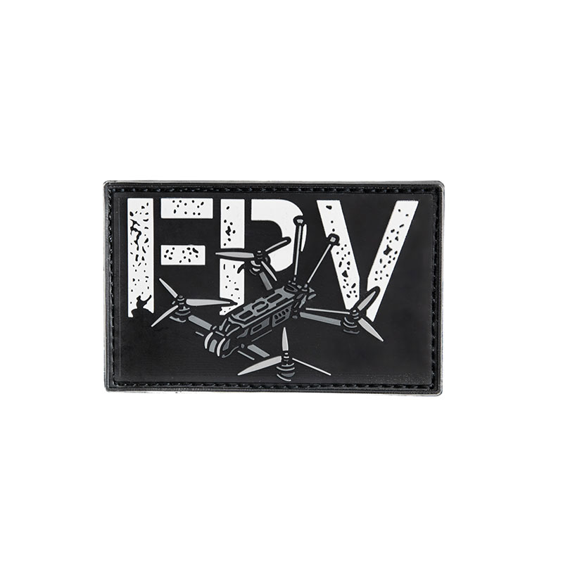 OPENLAND TACTICAL NERG - PATCH IN GOMMA DRONE FPV | BLACK