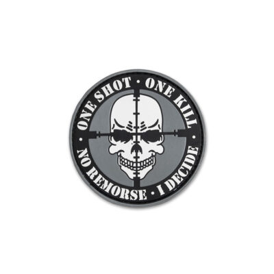 OPENLAND TACTICAL NERG - PATCH IN GOMMA "ONE SHOT ONE KILL"