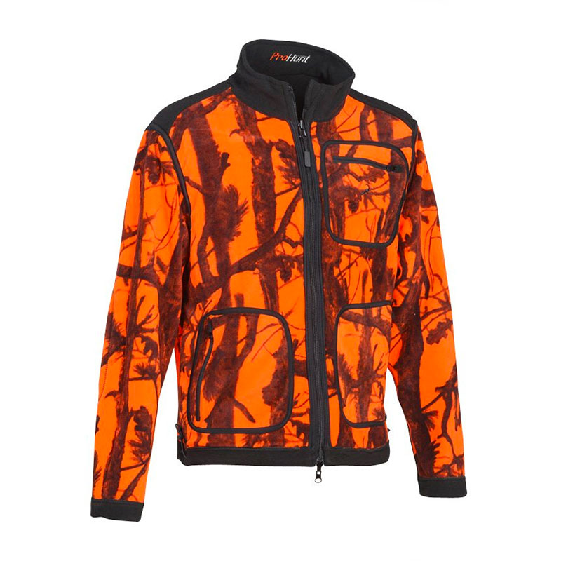 PROHUNT - GIACCA IN PILE REVERSIBILE Camo Blaze