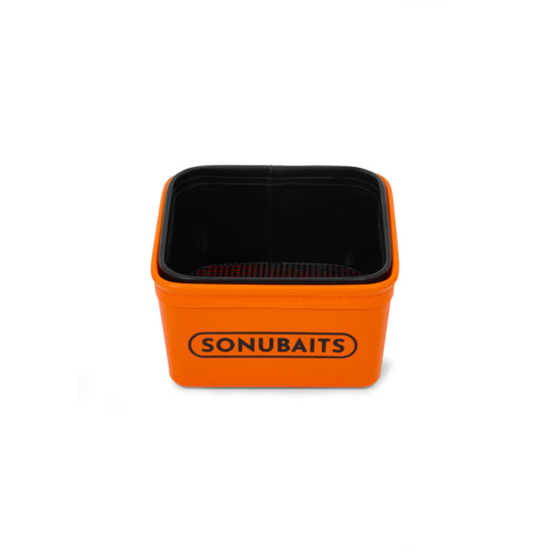 SONUBAITS - EVA BAIT TUB & STRAINER SET | MEDIUM 3L (SET CONTENITORE + SETACCIO) - immagine 2