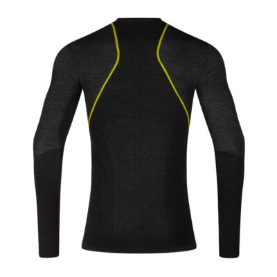 MAGLIA - LA SPORTIVA - UOMO - WOOL40 AERO LONGSLEEVE M Black/Yellow - immagine 2